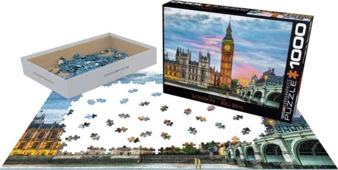 Eurographics London Big Ben Legpuzzel 1000 Stuks - Meerkleurig