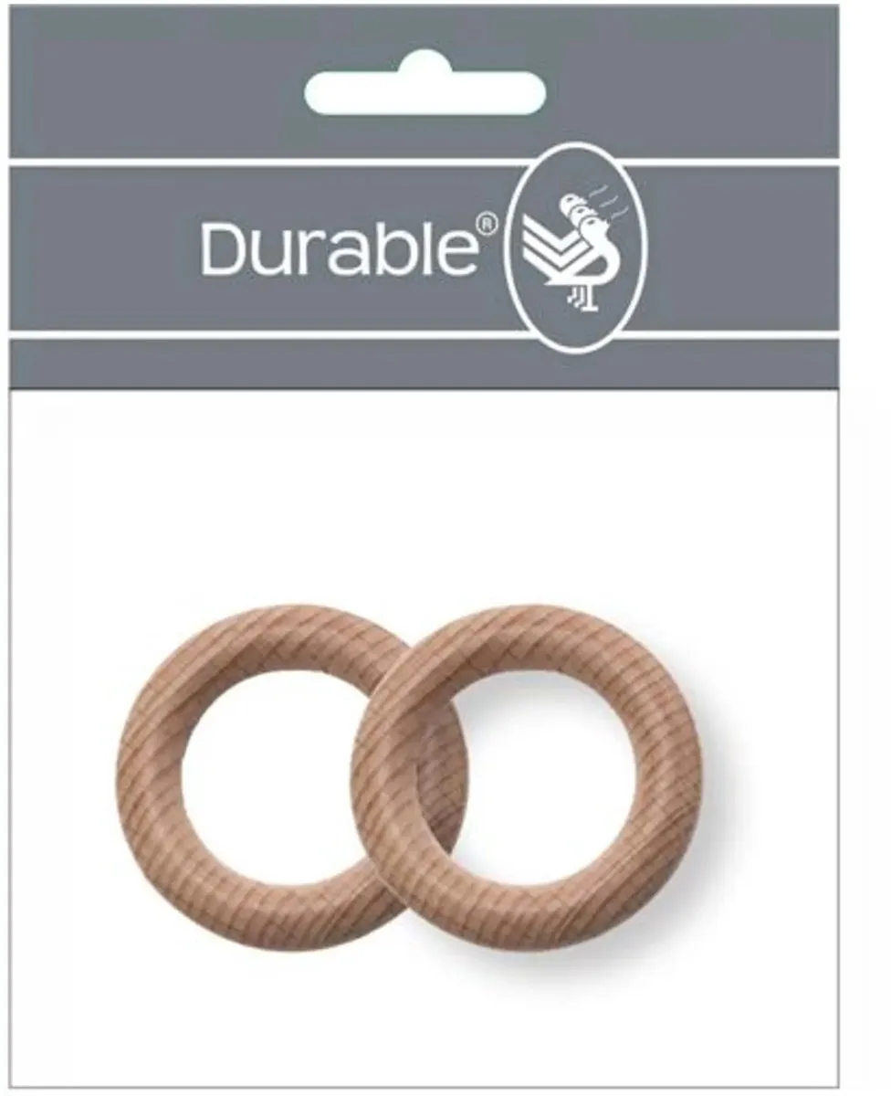 Durable Beukenhouten Ring 40mm - 2 Stuks