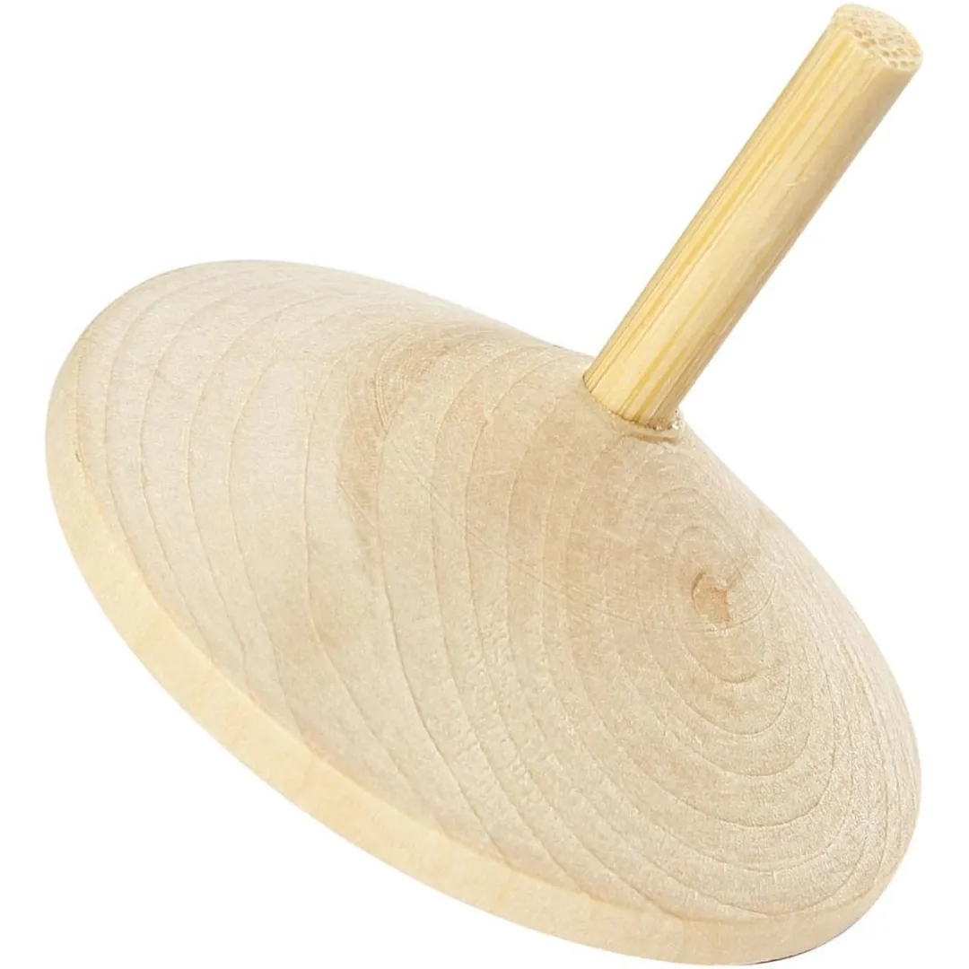 Creativ Company Creotime Houten Tol Lichtbruin 5,5x5cm