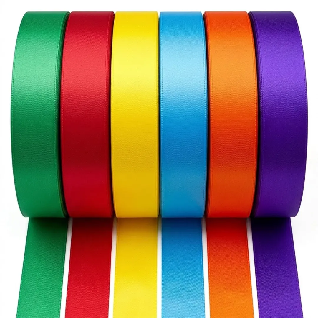 NuveX Multicolor Satin Linten Set