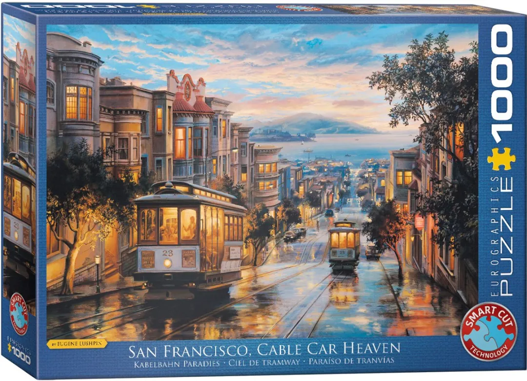 Eurographics San Francisco Kabelbaanparadijs Legpuzzel 1000 Stuks - MPN eu6000-0957