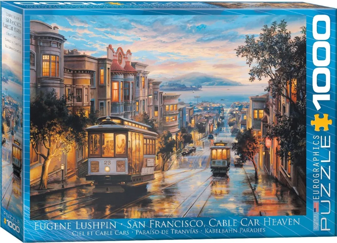Eurographics San Francisco Kabelbaanparadijs Legpuzzel 1000 Stuks