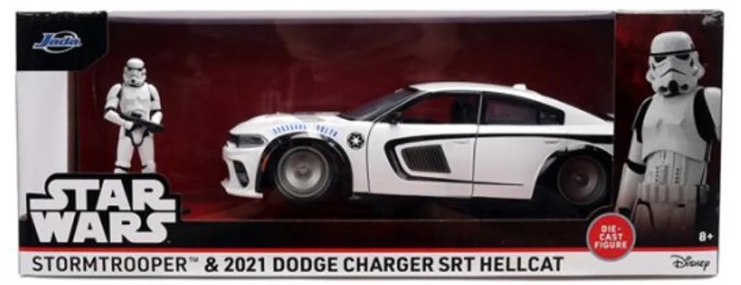 Jada Toys Star Wars Stormtrooper & Dodge Charger SRT Hellcat 1:24