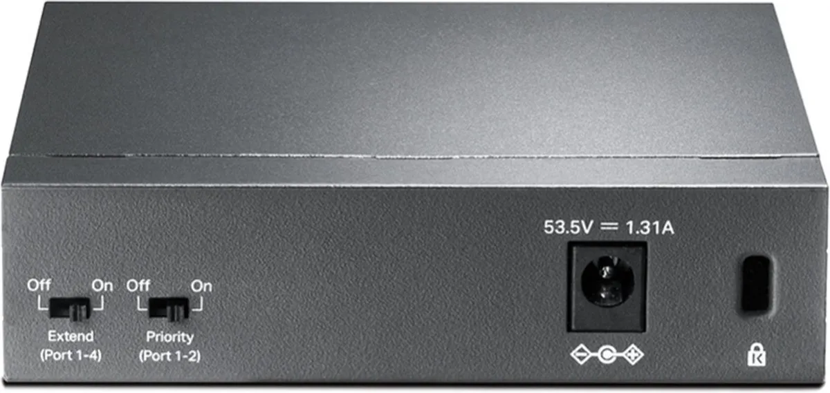 TP-Link TL-SF1005P Unmanaged PoE Switch - 5 Poorten - 58W