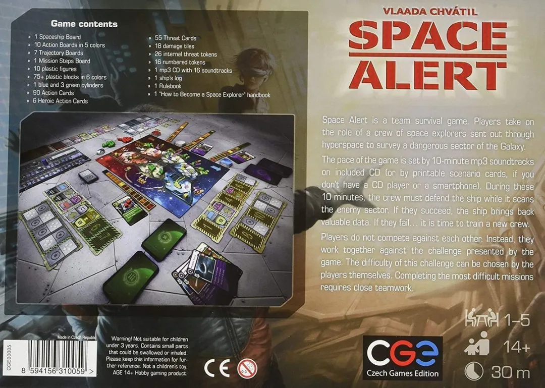 Czech Games Edition Space Alert Gezelschapsspel - 1-5 Spelers
