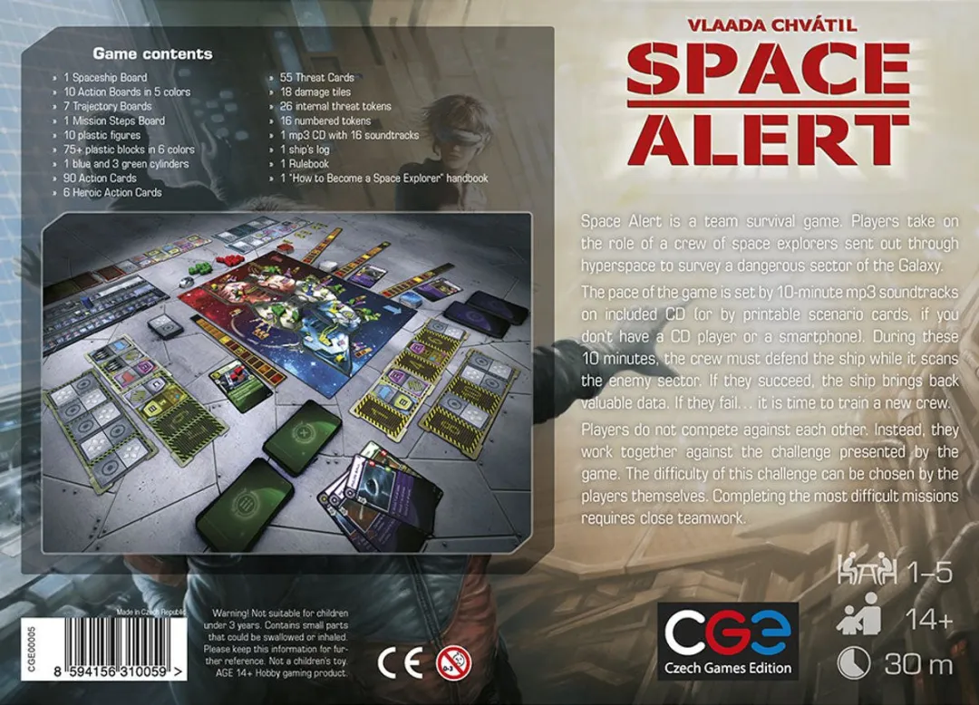 Czech Games Edition Space Alert Gezelschapsspel - 1-5 Spelers