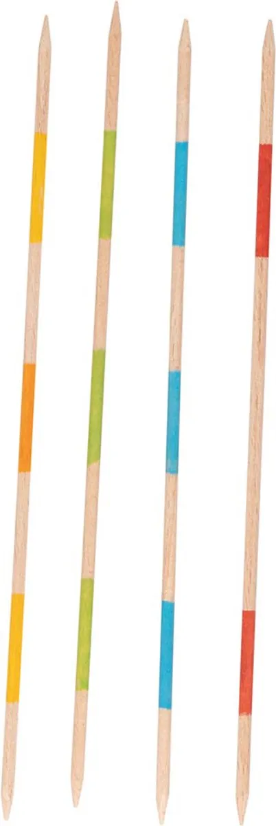 Goki Mikado Klein 18cm - 31 Stokjes - Hout