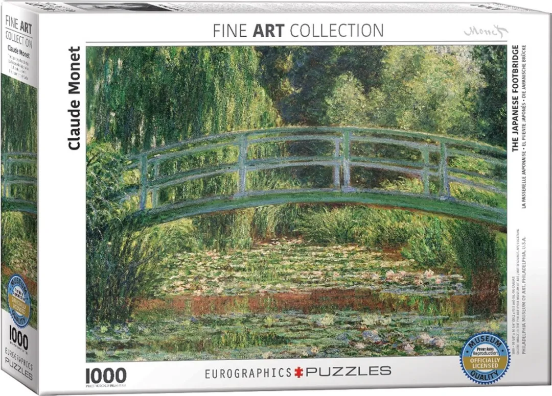 Eurographics De Japanse Brug Monet Legpuzzel 1000 Stuks