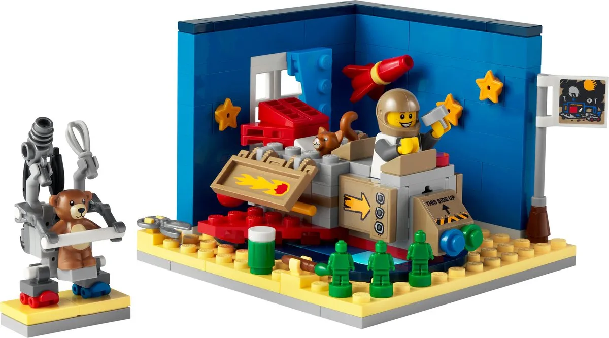 LEGO Ideas Kartonnen Kinderraket 40533 - 203 Stukken - Meerkleurig - afbeelding 5 van 6