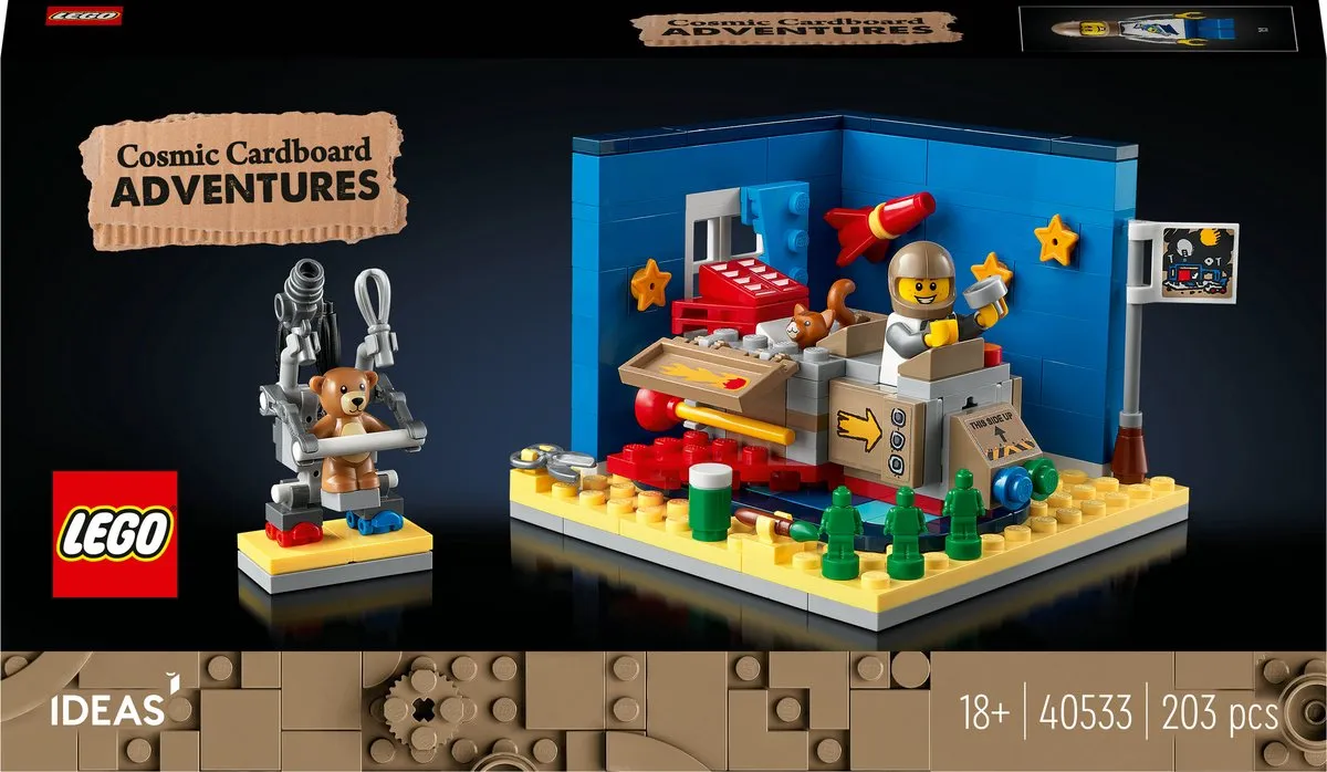 LEGO Ideas Kartonnen Kinderraket 40533
