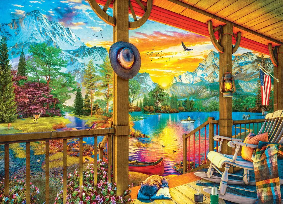 Eurographics 'S Ochtends Vroeg Vissen Legpuzzel 500 Stuks - 68x48cm