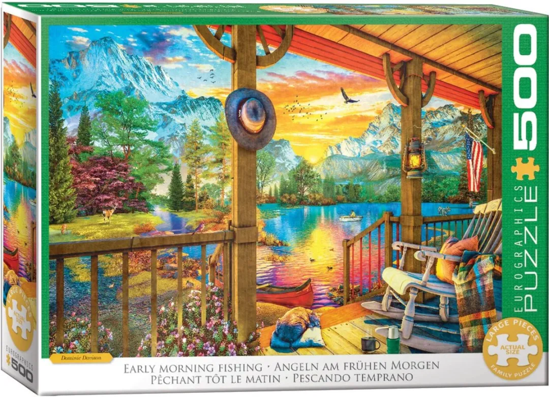 Eurographics 'S Ochtends Vroeg Vissen Legpuzzel 500 Stuks