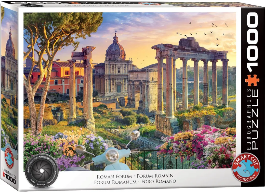Eurographics Forum Romanum Legpuzzel 1000 Stuks - 68x48cm - Meerkleurig