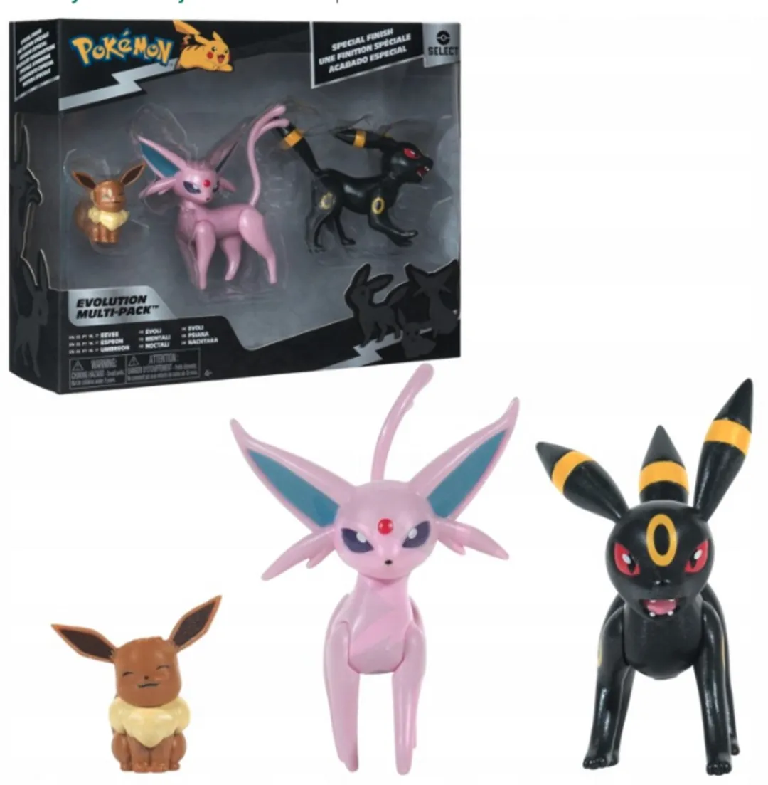 Pokémon Evolution Multi Pack - 3 Figuren Eevee Umbreon Espeon