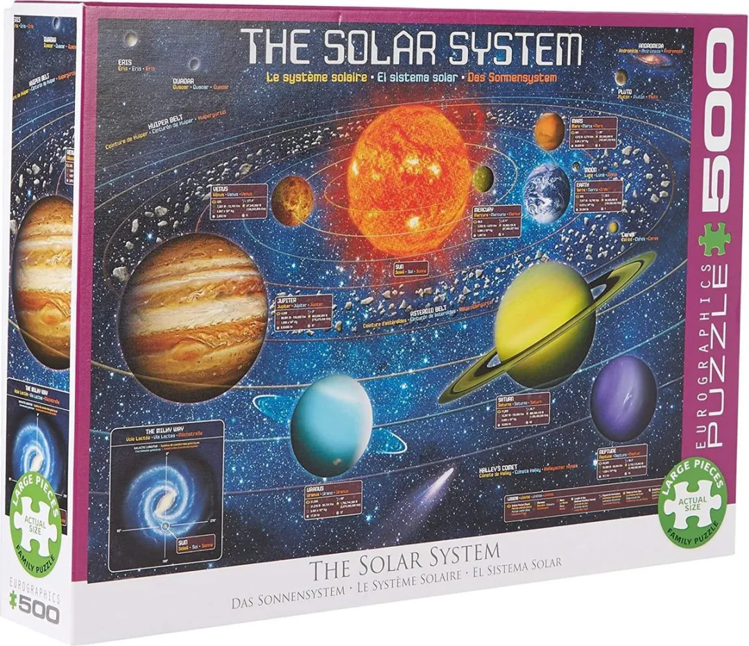 Eurographics Solar System XXL Puzzel - 500 Stuks - Meerkleurig