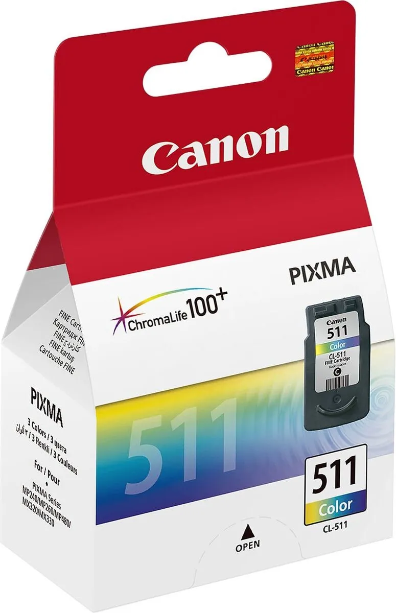 Canon CL-511 Kleur Inktcartridge - 9ml