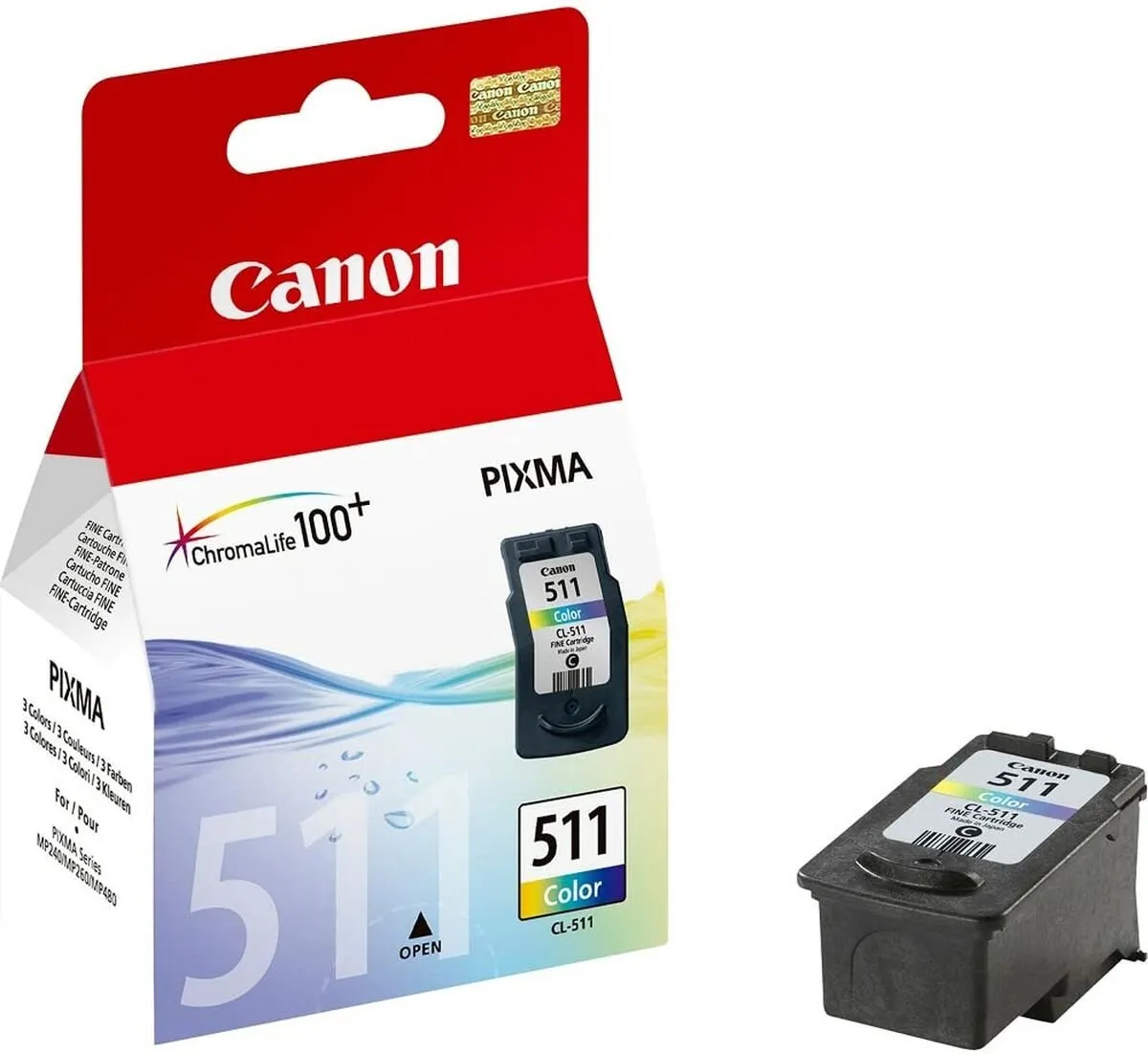 Canon CL-511 Kleur Inktcartridge - 9ml