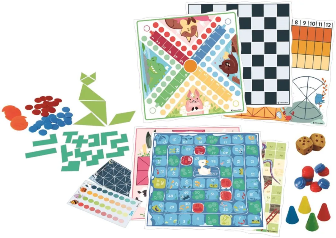 Clementoni Colour Game Night Classic Game Collectie - 50 Spellen