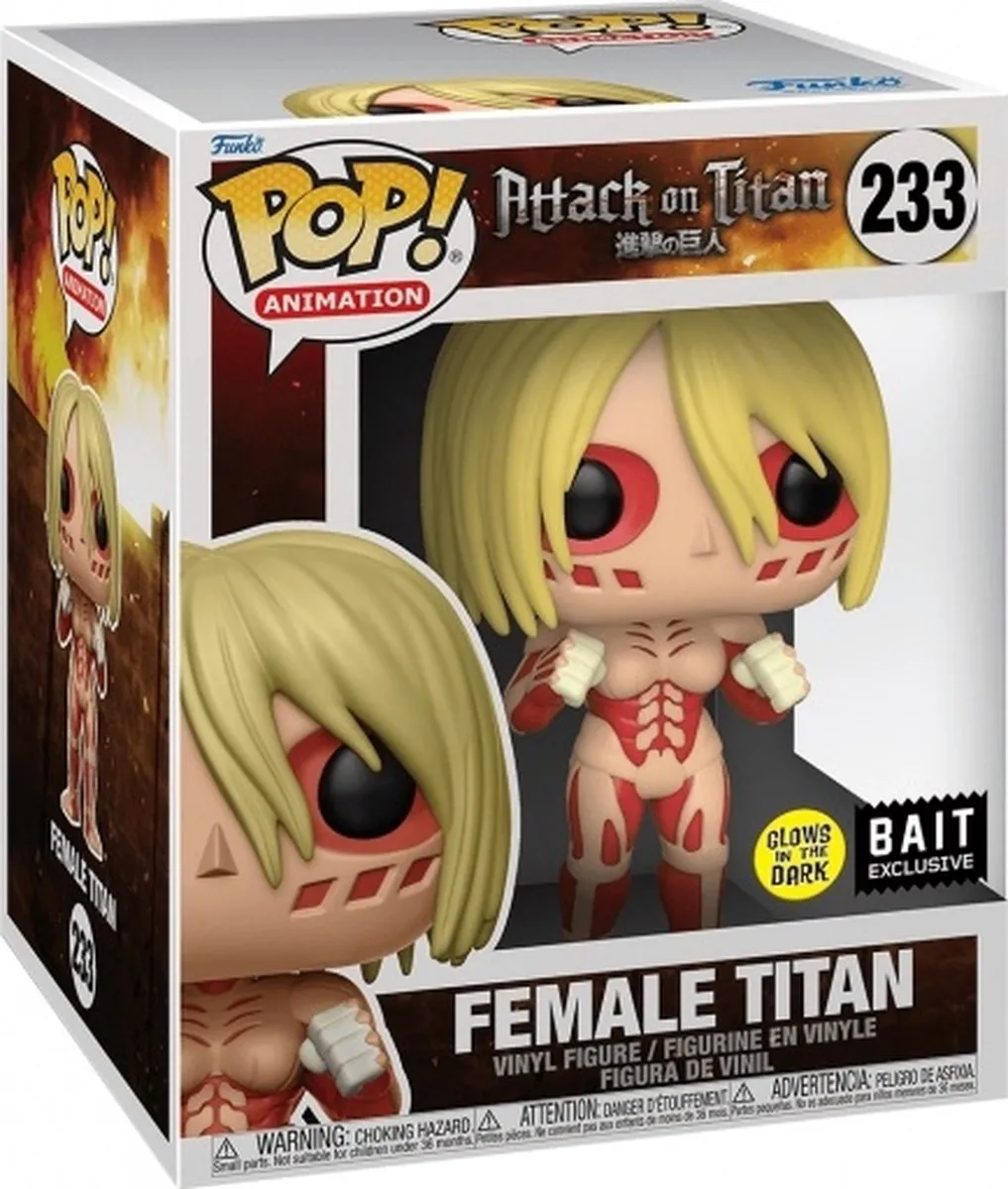 Funko Pop! Super Attack on Titan Female Titan Glow in the Dark 60645