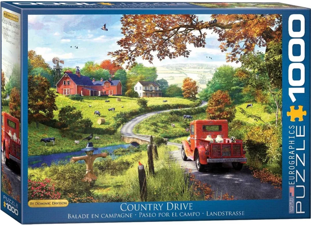 Eurographics De Rit door het Platteland Legpuzzel 1000 Stuks
