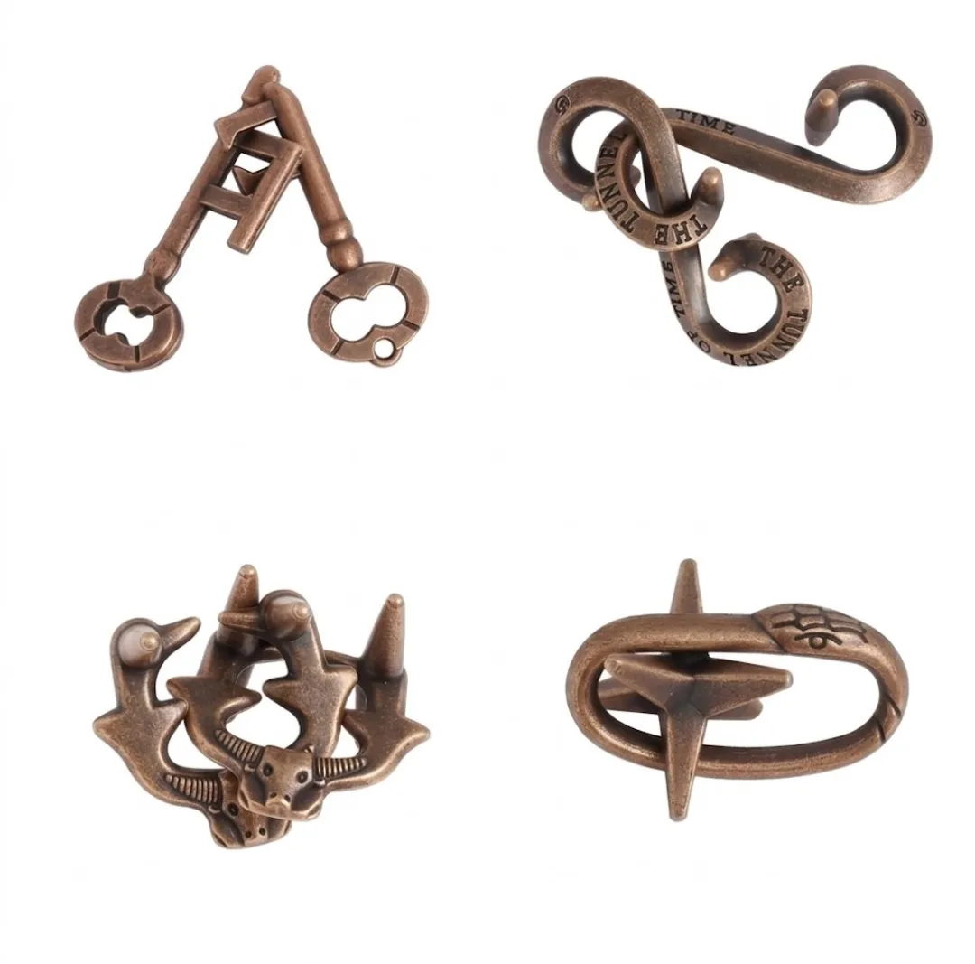 NUVEX Bronskleurige Breinbreker Set 4-delig