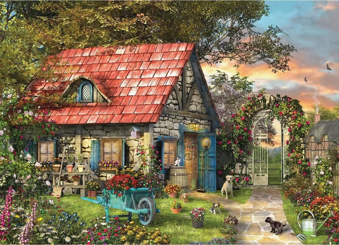 Eurographics Het Landschuurtje 500 XL Puzzel - 68x48cm - 500 Stuks