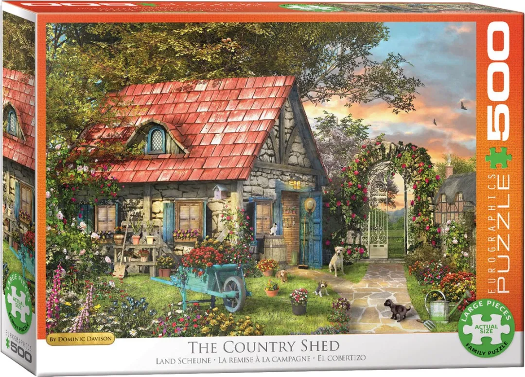 Eurographics Het Landschuurtje 500 XL Puzzel - 68x48cm - 500 Stuks