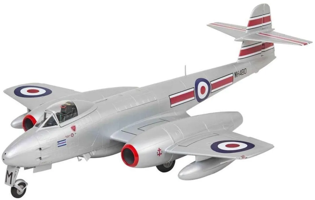 Revell Gloster Meteor F.8 Modelbouwpakket 1:32 - 393 Onderdelen - Multi