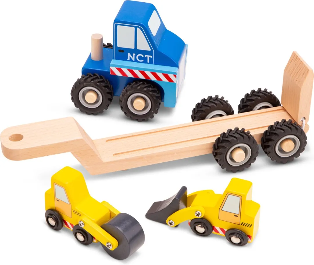 New Classic Toys Houten Vrachtwagen Bouwtransport 11961 - Constructie