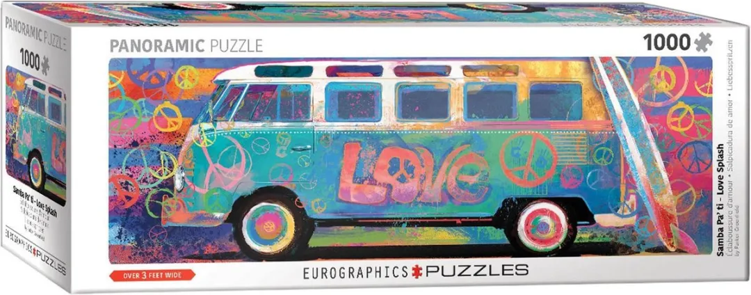 Eurographics Volkswagen Love Bus Panorama Legpuzzel 1000 Stuks