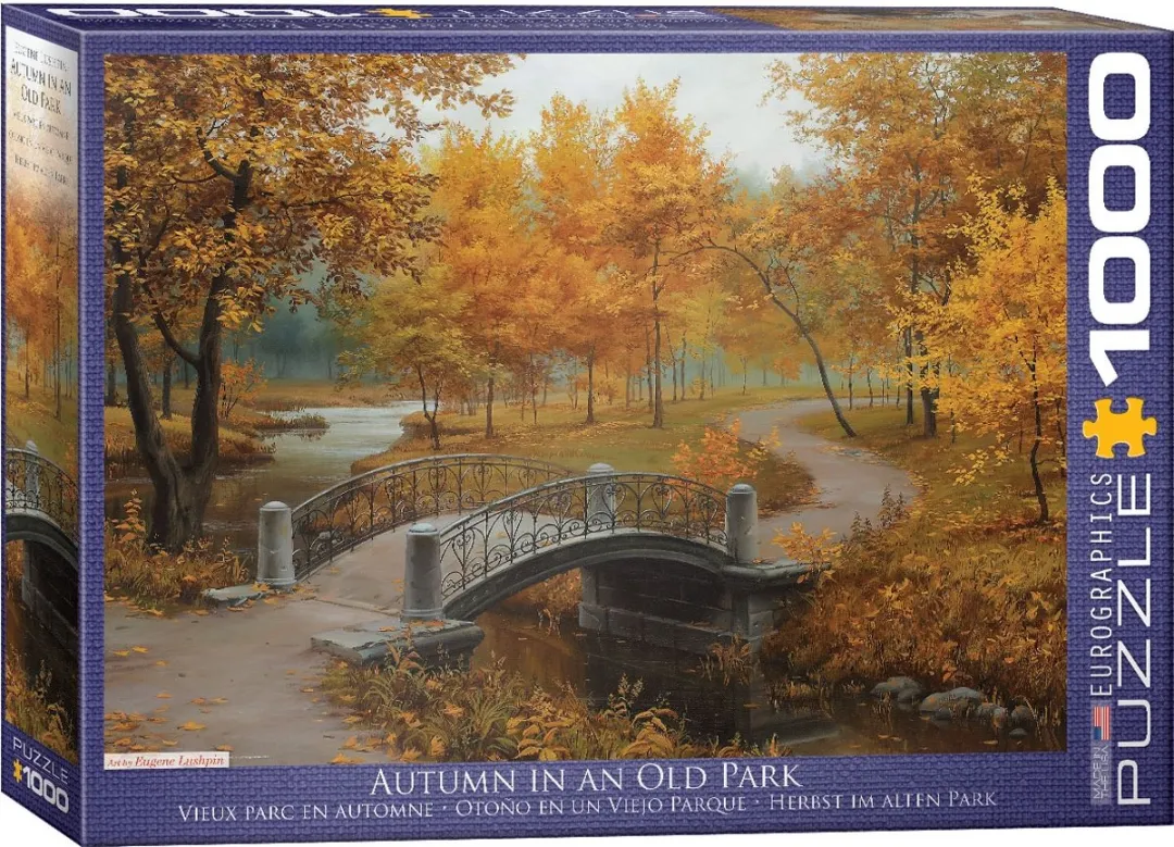 Eurographics Herfst in een Oud Park Legpuzzel 1000 Stuks