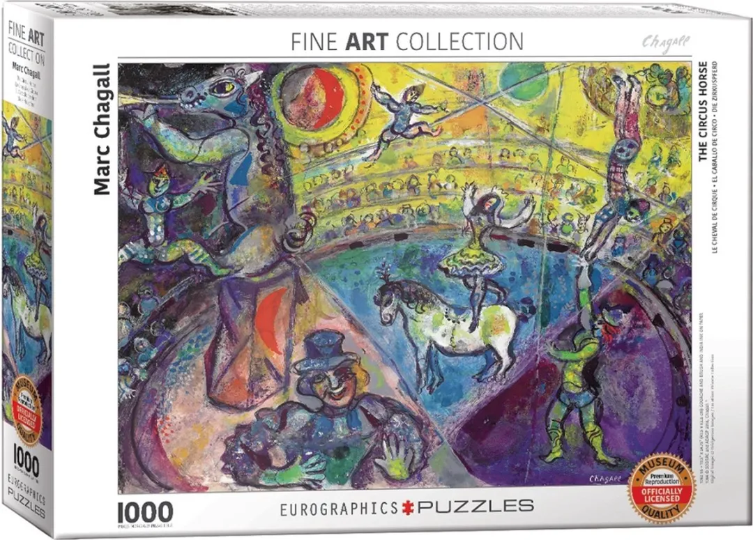 Eurographics Het Circuspaard Marc Chagall Legpuzzel 1000 Stuks