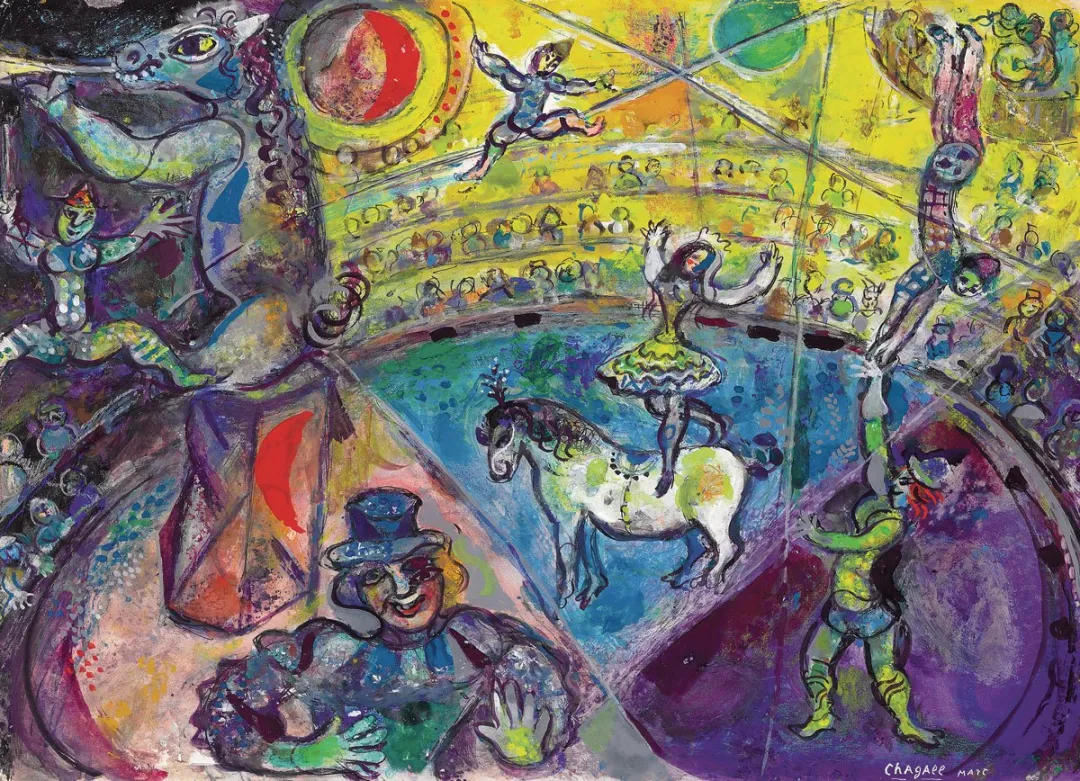 Eurographics Het Circuspaard Marc Chagall Legpuzzel 1000 Stuks - 68x48cm
