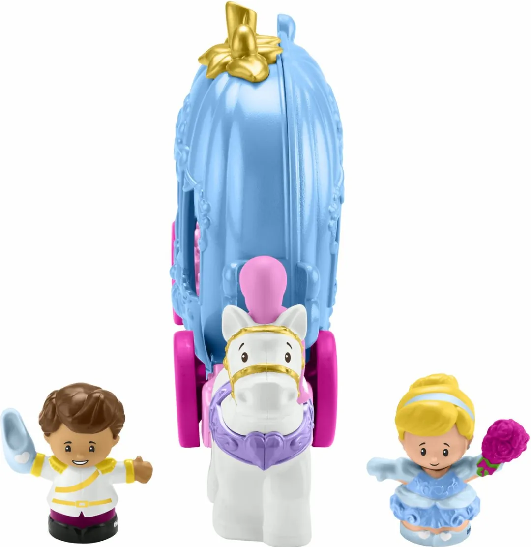 Mattel Disney Princess Assepoester Koets Little People - Meerkleurig