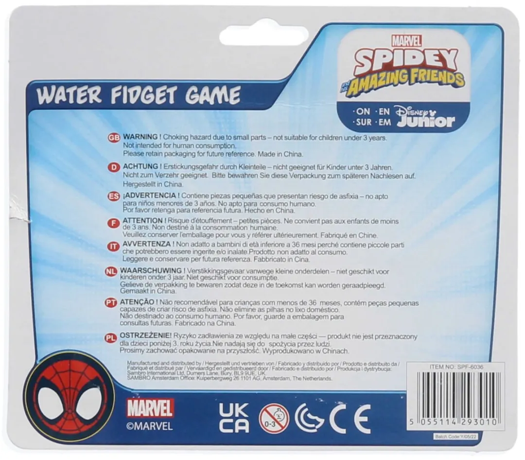 Marvel Spidey And Friends Waterspel SPF-6036 - 4 Spelers