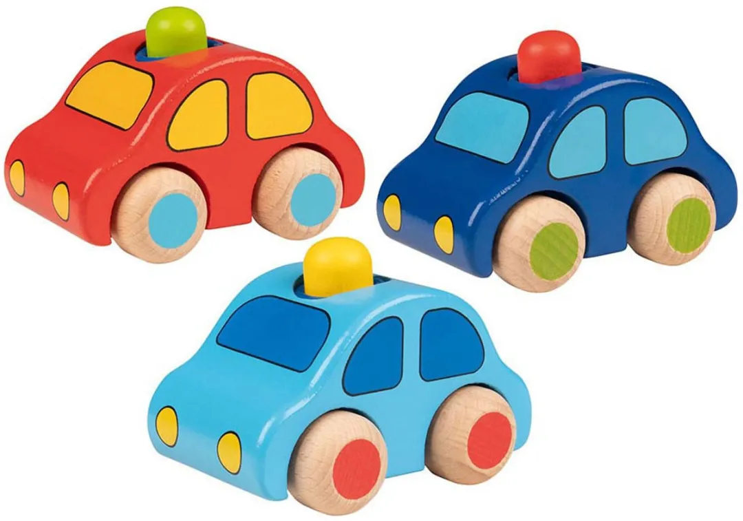 Goki Vehicles with Horn - Multi kleuren