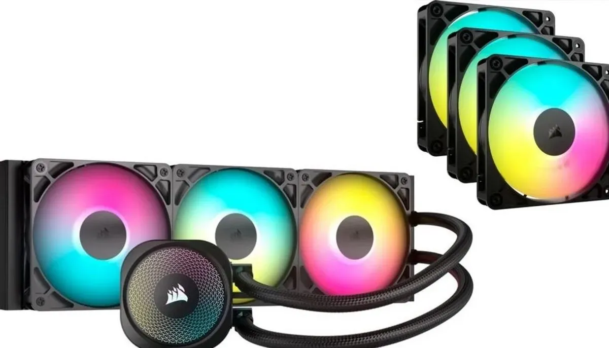Corsair Nautilus 360 RS ARGB + RS120 ARGB 3-pack