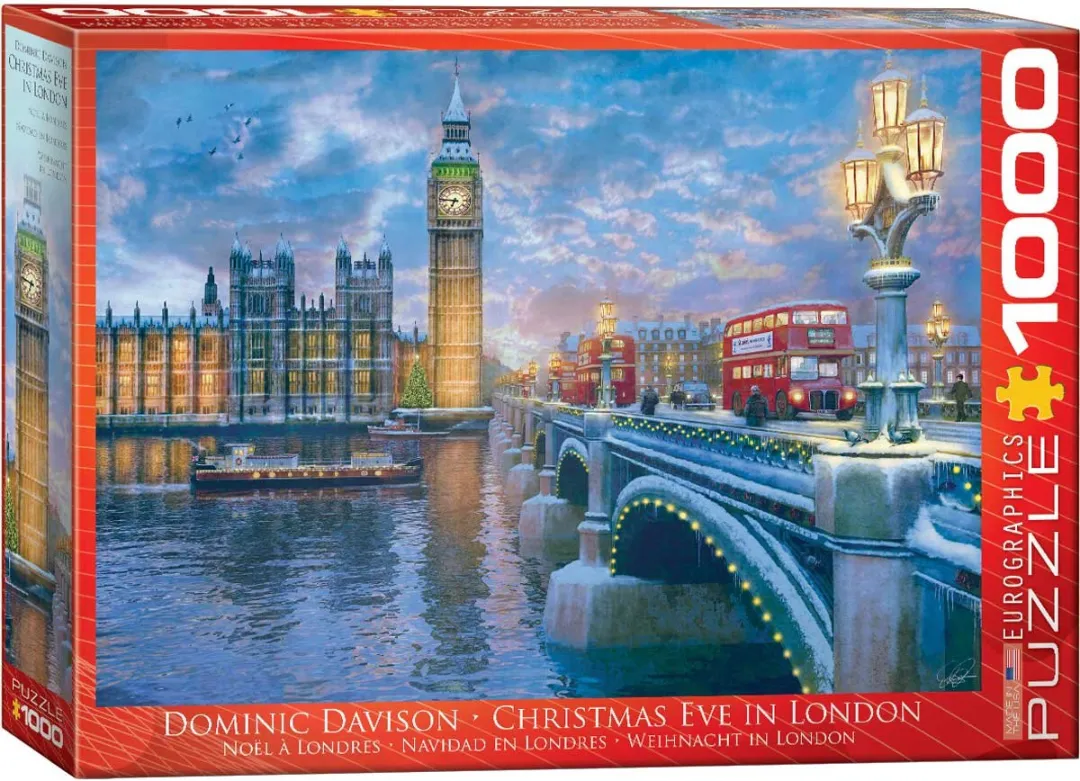 Eurographics Kerstavond in London Legpuzzel 1000 Stuks - MPN eu6000-0916