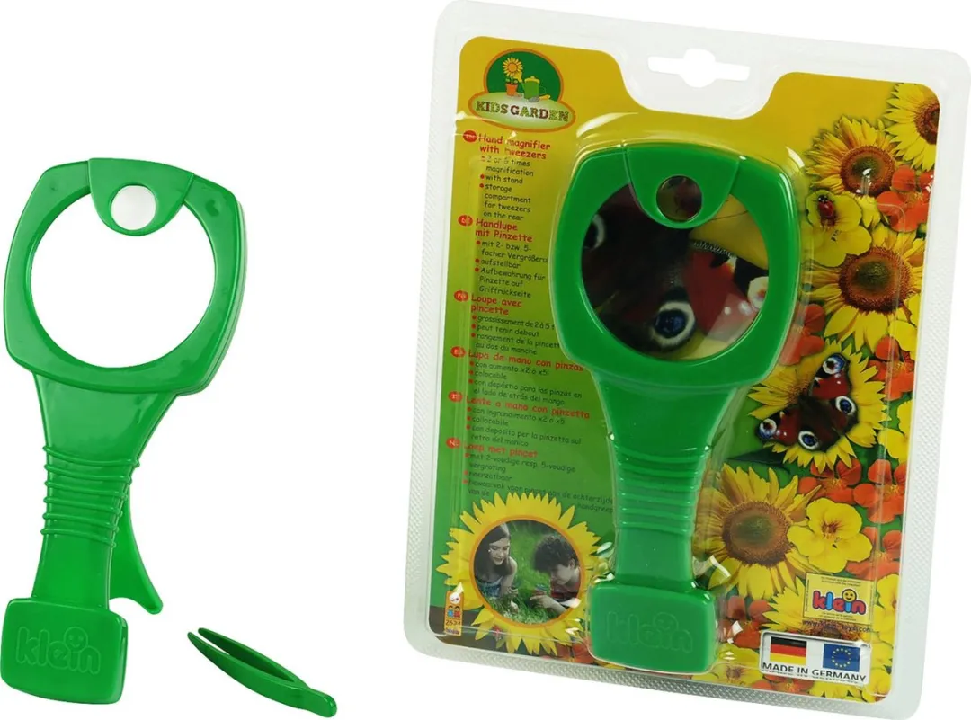 Klein Toys Experimenteerset 2634 - Vergrootglas & Pincet - Groen