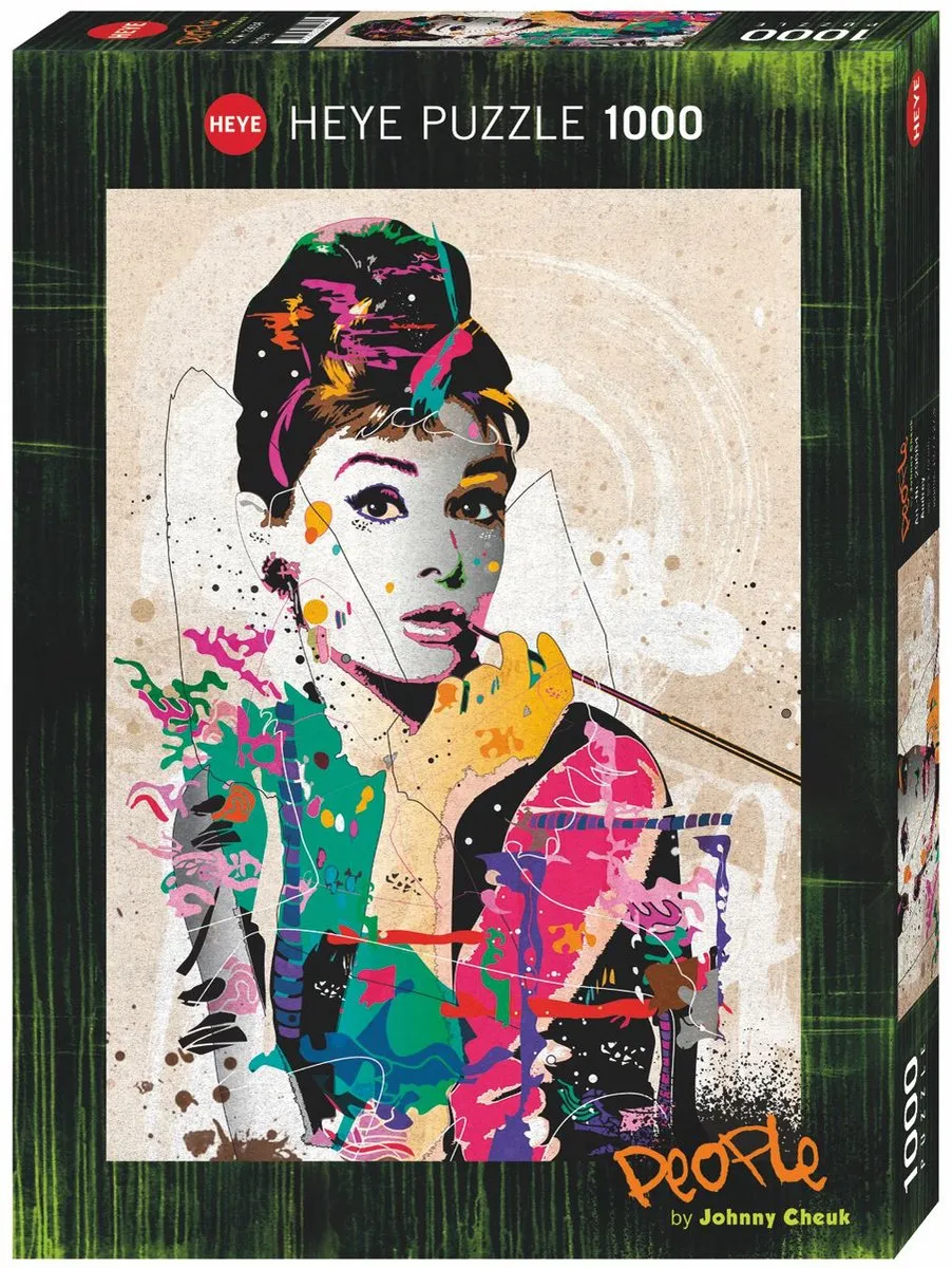 Heye Puzzel Audrey,People 1000 - 1000 Stuks - Meerkleurig