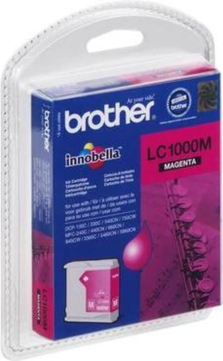 Brother LC1000MBP Inktcartridge - Magenta - 400 pagina's