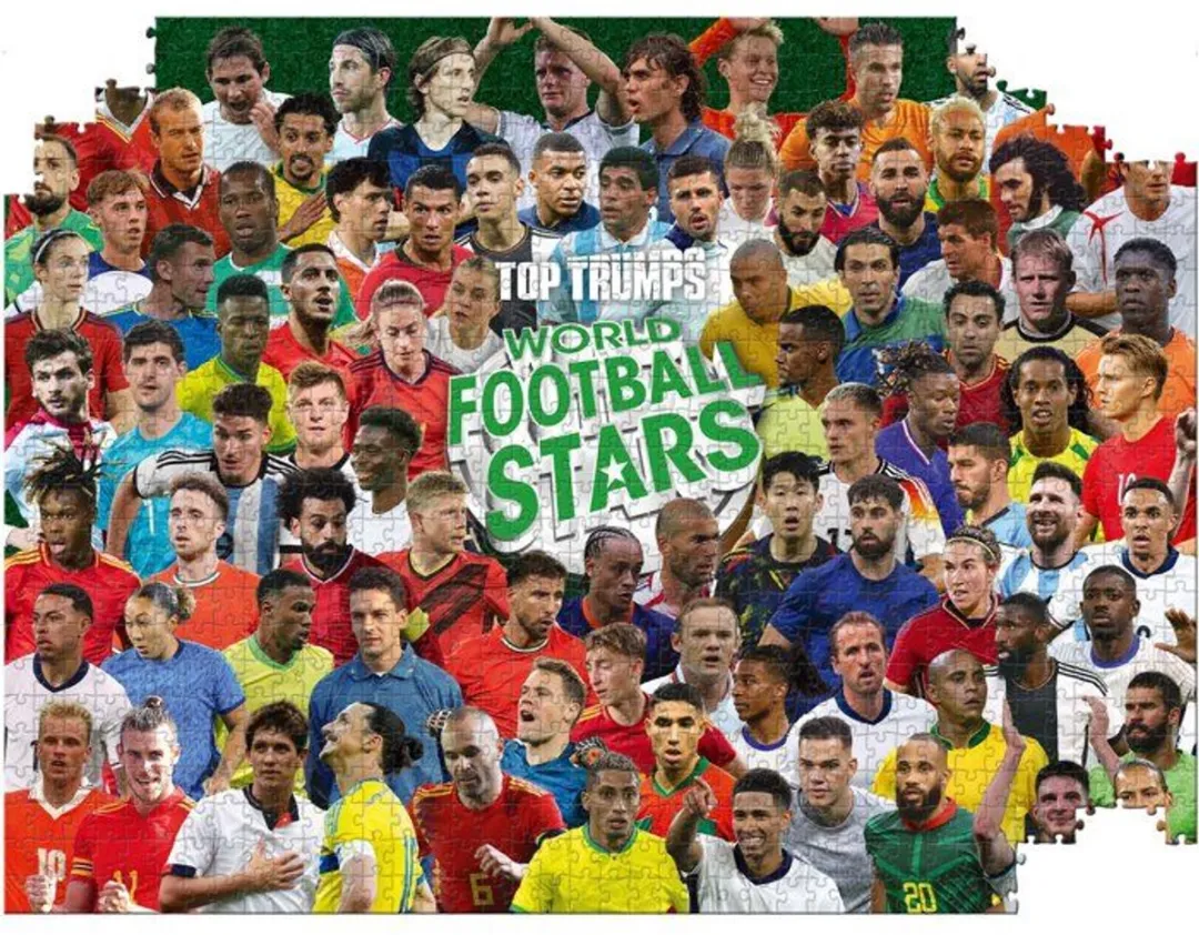 Puzzel World Football Stars 2026 - 1000 Stukjes
