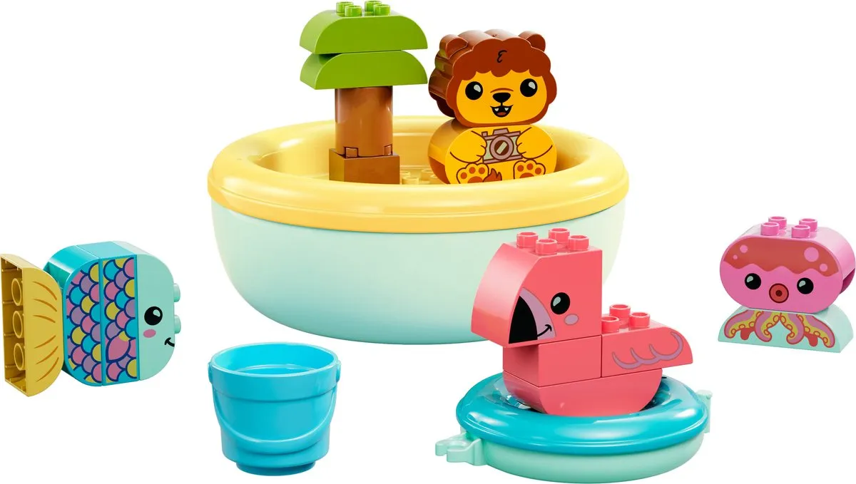 LEGO DUPLO Pret in bad Drijvend Diereneiland 10966 - 20 Stukken