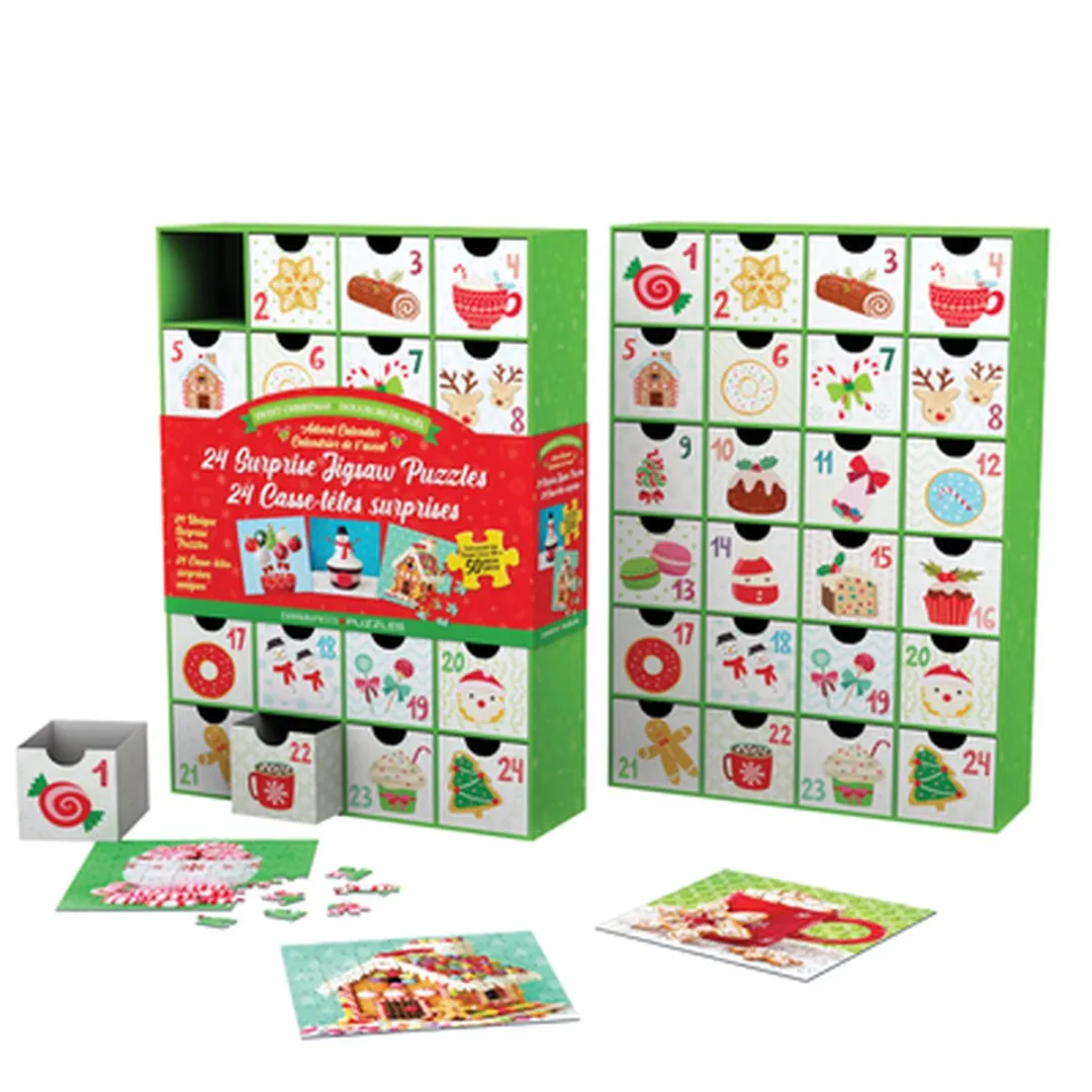 Eurographics Kerstsnoepjes Adventskalender 600 Stuks - Meerkleurig