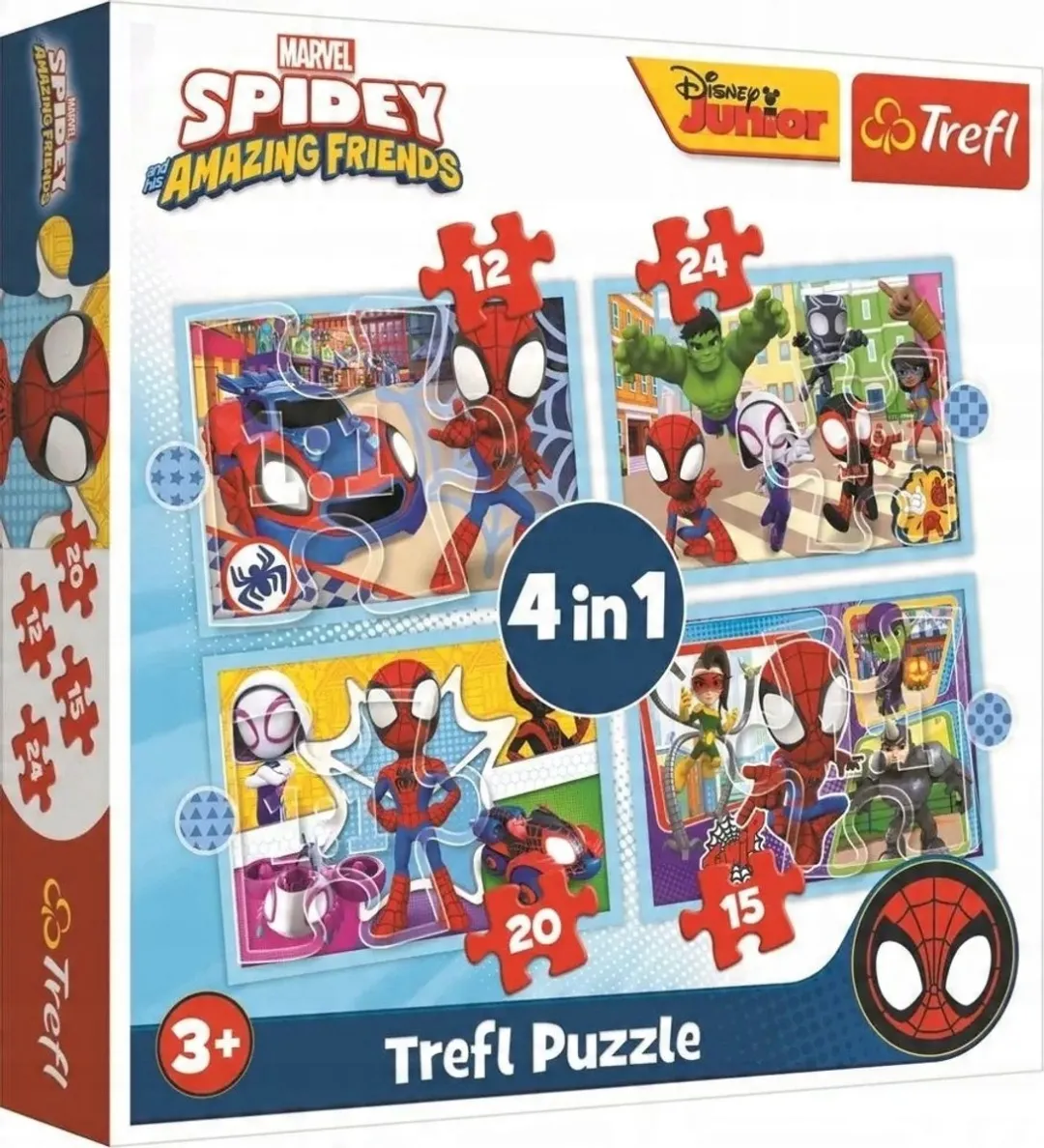 Trefl Spidey's Team 4-in-1 Puzzels