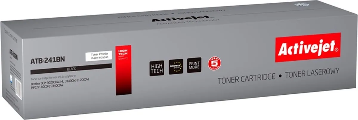 Brother ActiveJet ATB-243BN Toner - 1000 Pagina's - Zwart