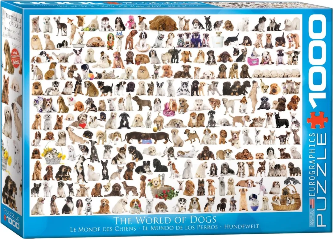 Eurographics De Wereld van Honden Legpuzzel 1000 Stuks