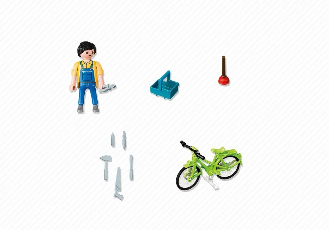 Playmobil Klusjesman met fiets 4791