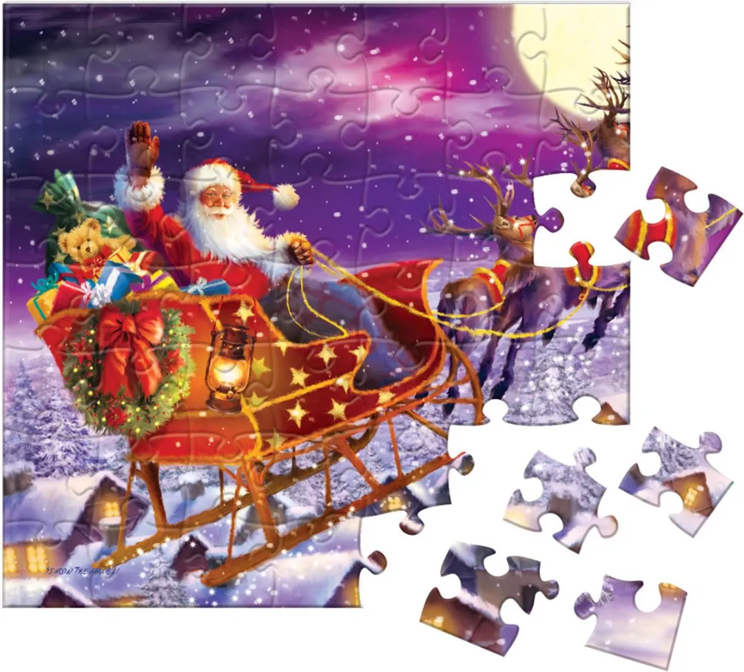 Eurographics Adventskalender Simon Treadwell 24x50 Stuks - Meerkleurig