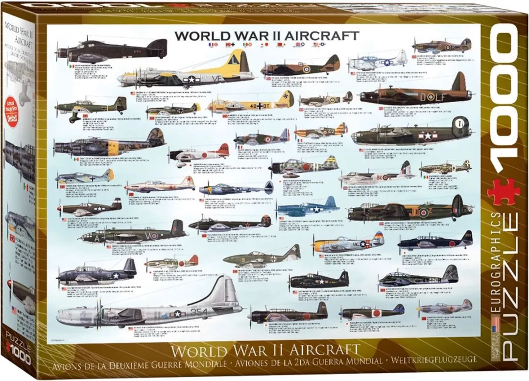 Eurographics Tweede Wereldoorlog Vliegtuigen Legpuzzel 1000 Stuks